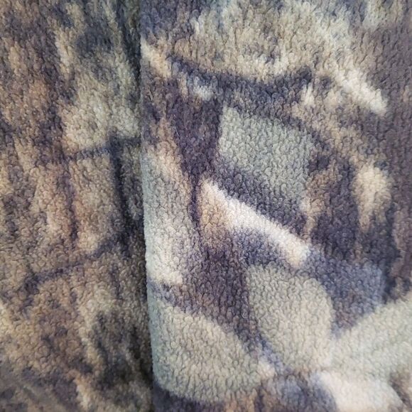 Columbia Full Zip Camo Fleece Jacket Youth Sz 18/20 - Picture 6 of 8